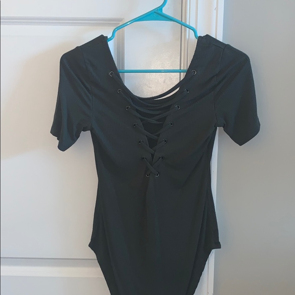 Dark Green Bodysuit